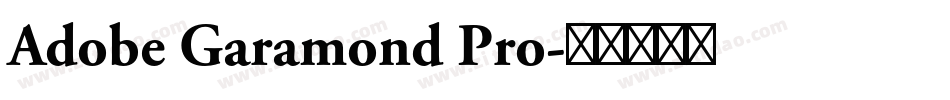 Adobe Garamond Pro字体转换